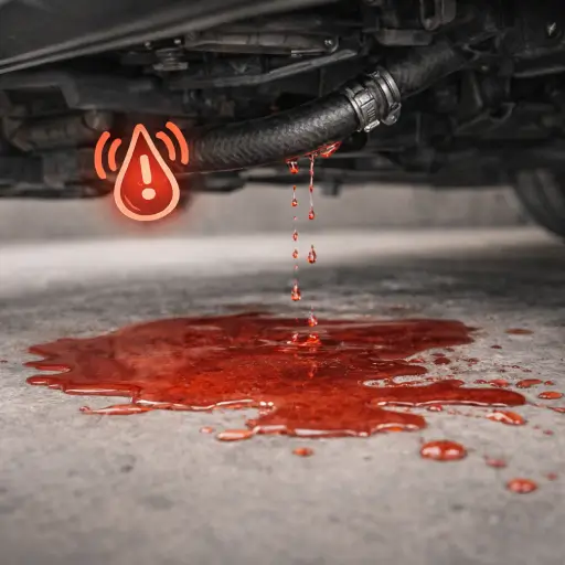 Утечка жидкости гидроусилителя руля