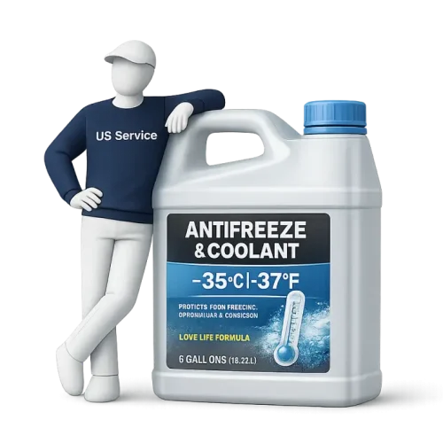 Замена антифриза в Минске в US Service