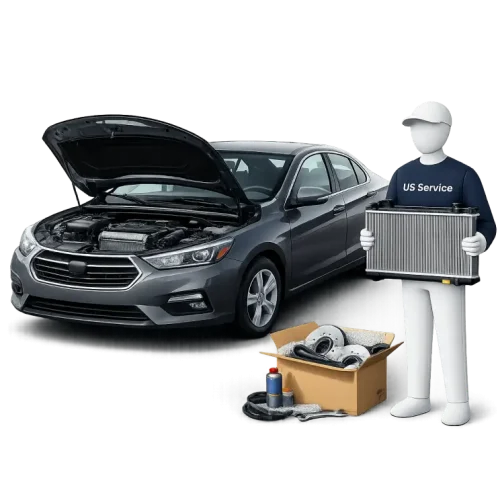 замена радиатора охлаждения в Минске в US Service