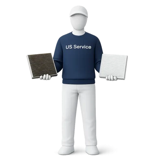 Замена салонного фильтра в Минске в US Service