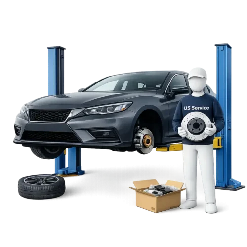 Замена тормозных дисков в Минске в US Service